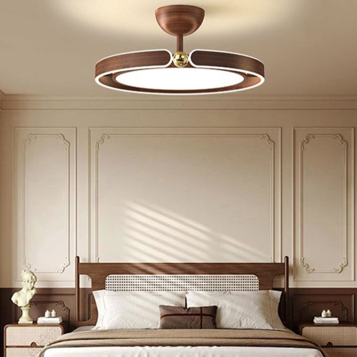 Zeitgenössische Retro Runde Kuppel Acryl Eisen LED Halbeinbau-Deckenleuchte Für Schlafzimmer 