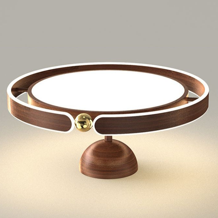 Zeitgenössische Retro Runde Kuppel Acryl Eisen LED Halbeinbau-Deckenleuchte Für Schlafzimmer 