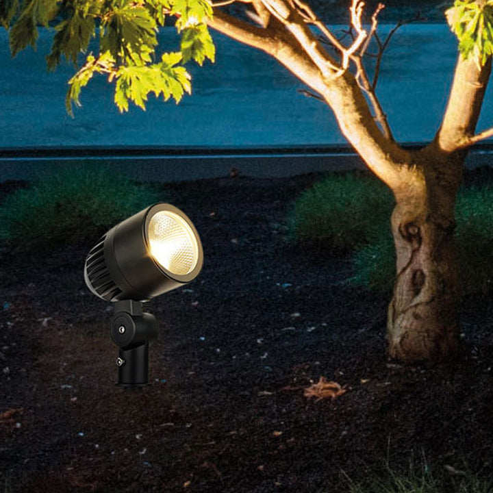 Zeitgenössische industrielle wasserdichte Aluminium-Hardware LED Außen-Rasen-Boden-Einsteckleuchte für den Garten 