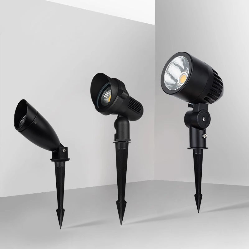 Zeitgenössische industrielle wasserdichte Aluminium-Hardware LED Außen-Rasen-Boden-Einsteckleuchte für den Garten 