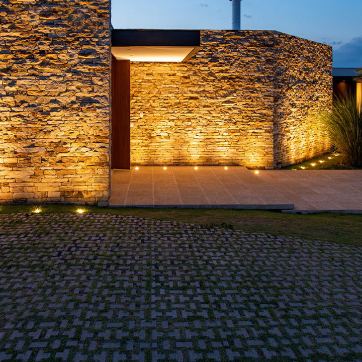 Modern Simplicity Cylinder Waterproof Stainless Steel Plastic Glass LED Buried Landscape Lighting Outdoor Light For Hallways