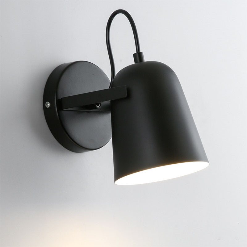Modern Simplicity Macarons Rotatable Iron Lampshade Hardware 1 - Light Wall Sconce Lamp For Living Room