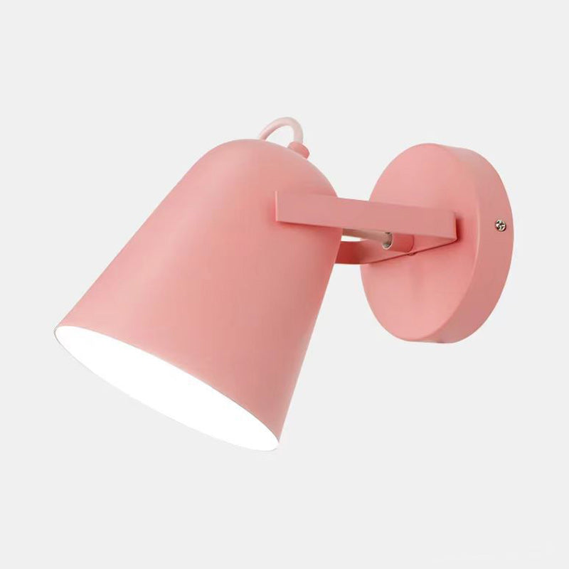 Modern Simplicity Macarons Rotatable Iron Lampshade Hardware 1 - Light Wall Sconce Lamp For Living Room