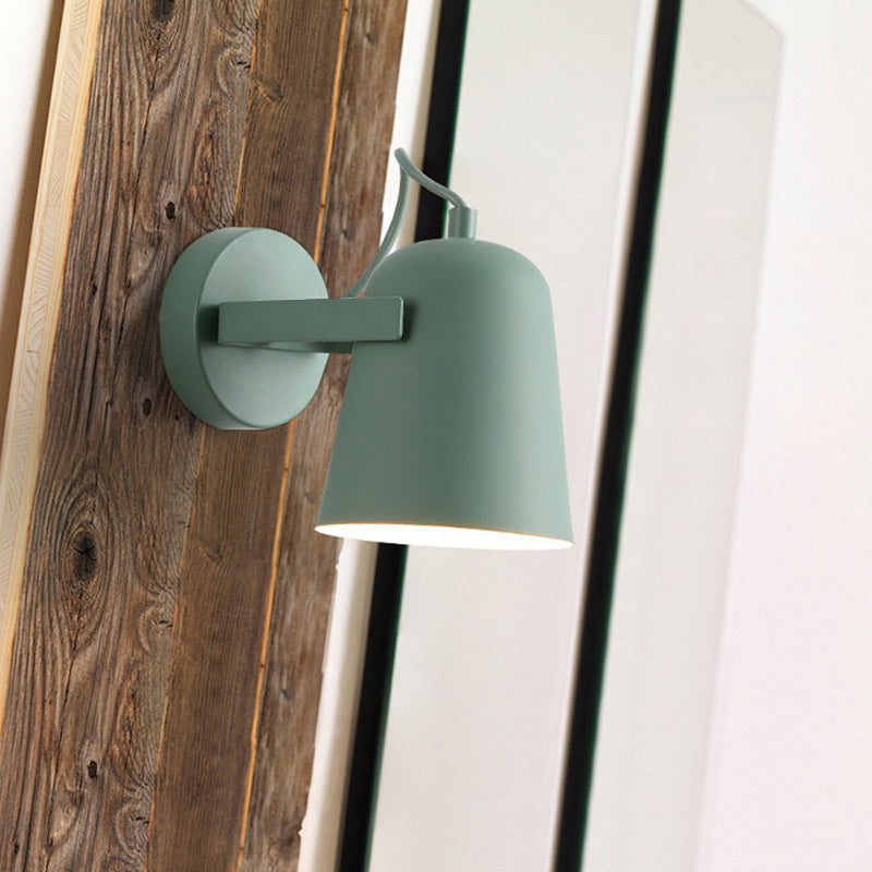 Modern Simplicity Macarons Rotatable Iron Lampshade Hardware 1 - Light Wall Sconce Lamp For Living Room