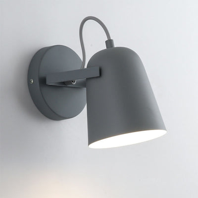 Modern Simplicity Macarons Rotatable Iron Lampshade Hardware 1 - Light Wall Sconce Lamp For Living Room