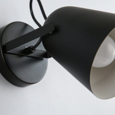 Modern Simplicity Macarons Rotatable Iron Lampshade Hardware 1 - Light Wall Sconce Lamp For Living Room