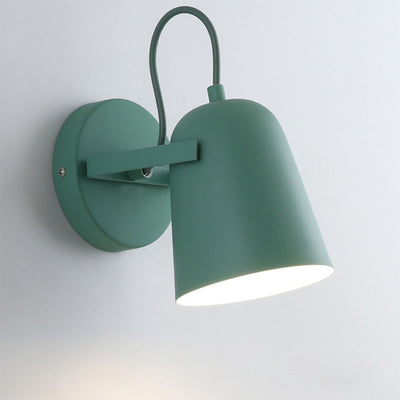 Modern Simplicity Macarons Rotatable Iron Lampshade Hardware 1 - Light Wall Sconce Lamp For Living Room