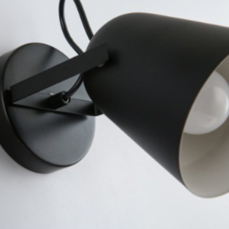 Modern Simplicity Macarons Rotatable Iron Lampshade Hardware 1 - Light Wall Sconce Lamp For Living Room