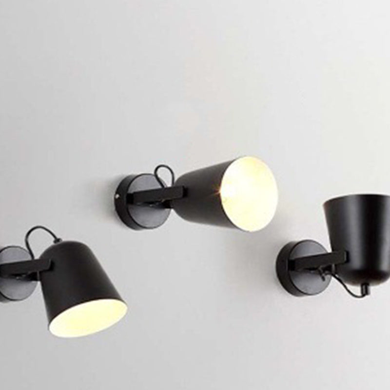 Modern Simplicity Macarons Rotatable Iron Lampshade Hardware 1 - Light Wall Sconce Lamp For Living Room