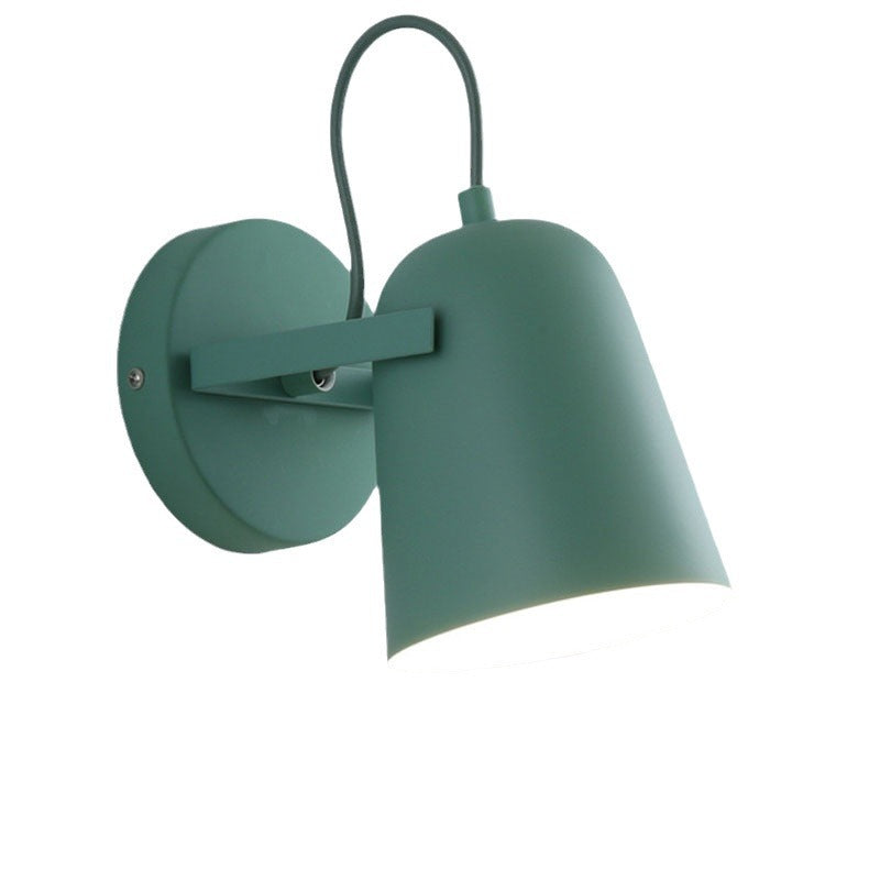 Modern Simplicity Macarons Rotatable Iron Lampshade Hardware 1 - Light Wall Sconce Lamp For Living Room