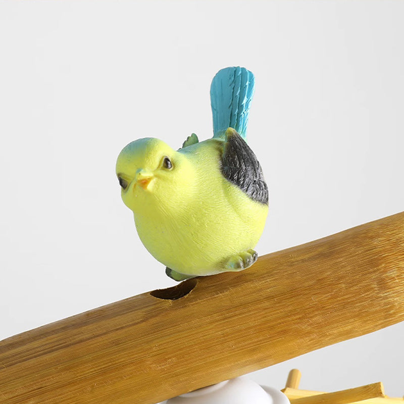 現代的なクリエイティブな鳥の樹脂竹ガラス2/3 - ダイニングルーム用のライトシャンデリア島のライト 