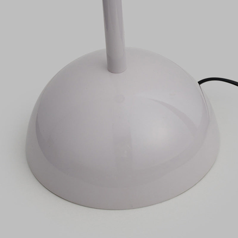 Contemporary Scandinavian Mushroom Hardware Iron Lampshade 1 - Light Standing Floor Lamp For Living Room