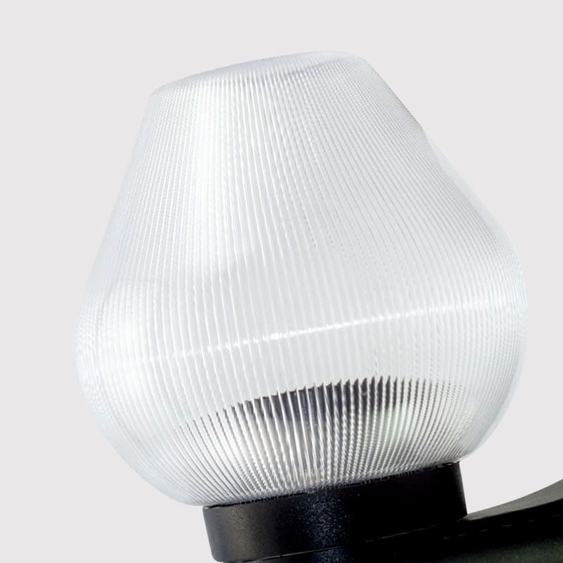 Lámpara Aplique de Pared Impermeable de 1 Luz Ovalada de PC UV de Poliestireno Minimalista Moderna para Patios Exteriores 