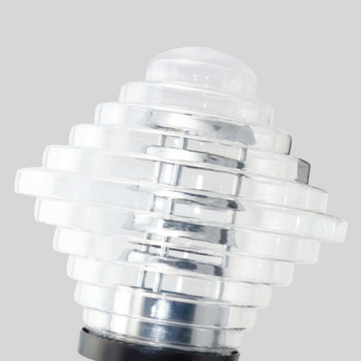 Moderne Einfachheit Wasserdichte Pyramidenform Polystyrol UV PC 1 - Licht Wandleuchte für Außenbereiche 