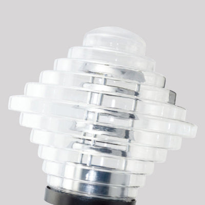Lámpara de Aplique de Pared para Exteriores con Forma de Pirámide Impermeable de Simplicidad Moderna Poliestireno UV PC 1 Luz para Patios 