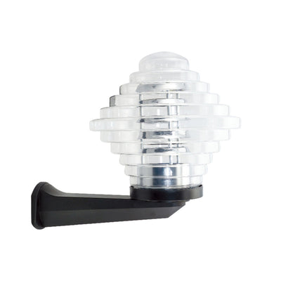 Lámpara de Aplique de Pared para Exteriores con Forma de Pirámide Impermeable de Simplicidad Moderna Poliestireno UV PC 1 Luz para Patios 