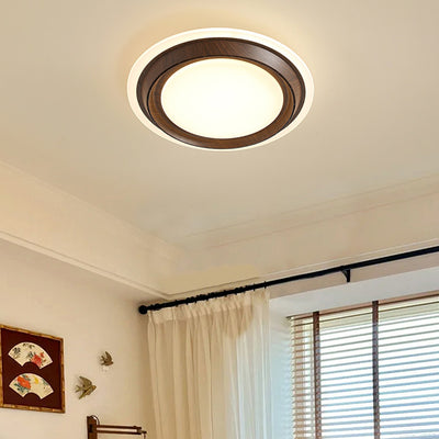 Moderne Art Deco Runde PC ABS Acryl LED Deckenventilatorleuchte für das Schlafzimmer 