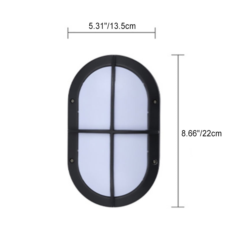 Modern Simplicity Waterproof Aluminum Acrylic 1 - Light Wall Sconce Lamp For Outdoor Patios