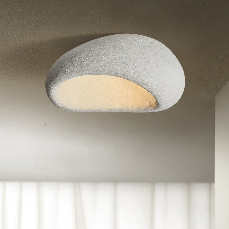 Zeitgenössische skandinavische Polystyrol-Lampenschirm 1 - Licht Deckenleuchte für Wohnzimmer 