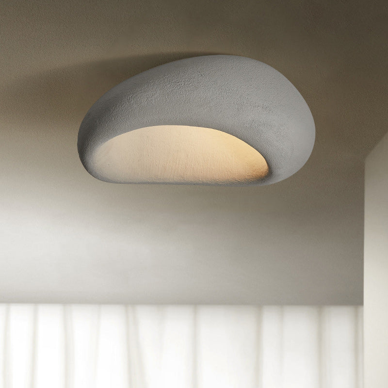 Zeitgenössische skandinavische Polystyrol-Lampenschirm 1 - Licht Deckenleuchte für Wohnzimmer 