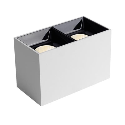 Moderna Minimalista Cuadrada Cubo Pantalla de Aluminio Luz LED de Montaje al Ras en el Techo Para Sala de Estar 