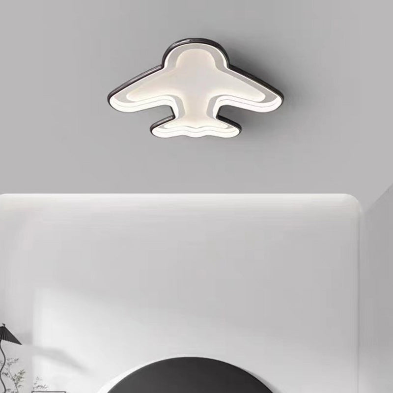 Luz de techo empotrada LED de avión de hardware de aluminio para PC creativa contemporánea para dormitorio 