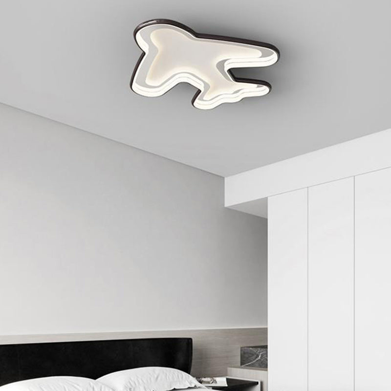 Luz de techo empotrada LED de avión de hardware de aluminio para PC creativa contemporánea para dormitorio 