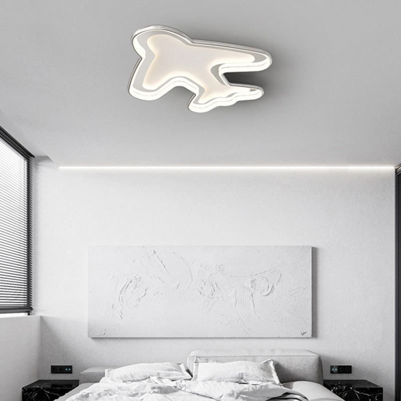 Luz de techo empotrada LED de avión de hardware de aluminio para PC creativa contemporánea para dormitorio 