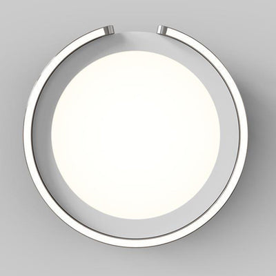 Modern Minimalist Round Aluminum Silicone Iron LED Flush Mount Ceiling Light For Bedroom