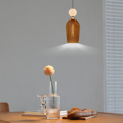 Zeitgenössische skandinavische Kuppel Eisenlampenschirm Glasball 1/2 - Licht Pendelleuchte für Esszimmer 