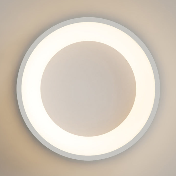 Zeitgenössische nordische runde Eisen-Gitter-Mesh-Lampenschirm Acryl-Hardware LED-Deckenleuchte für das Schlafzimmer 