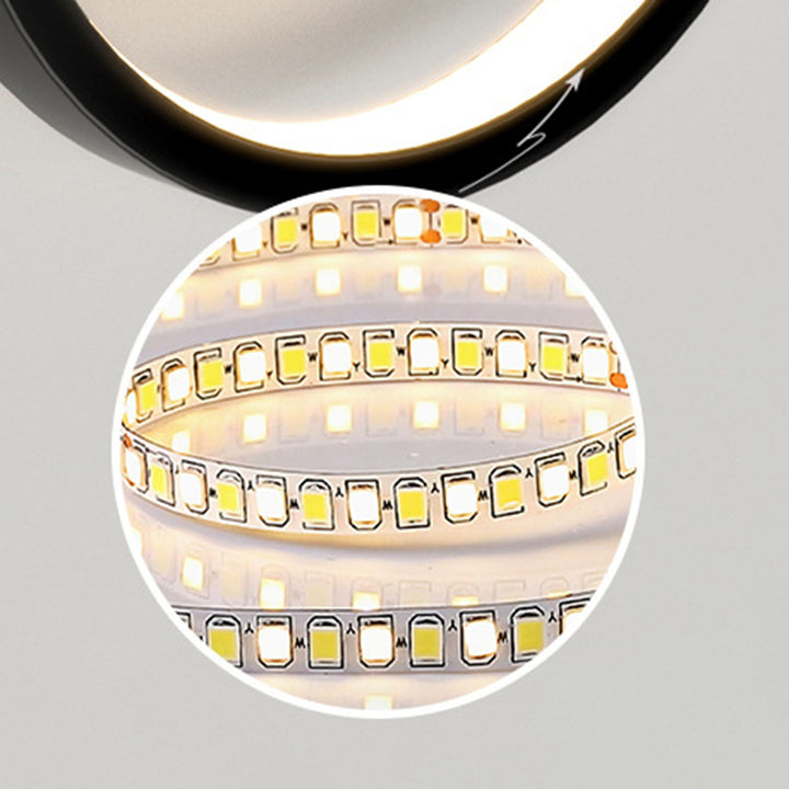 Zeitgenössische nordische Astronaut Mond Sterne Muster Acryl Eisen LED Wandleuchte für Wohnzimmer 
