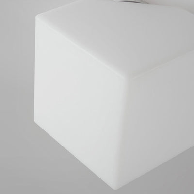 Modern Simplicity Dome Polygonal Roto-molding Hardware PVC 1 - Light Semi-Flush Mount Ceiling Light For Hallways