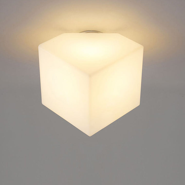 Dôme de Simplicité Moderne Polygone Roto-moulage Matériel PVC 1 - Lumière Semi-Encastrée Plafonnier pour Couloirs 