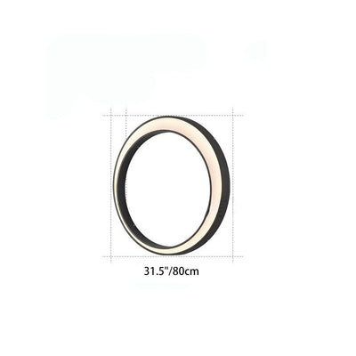 Lámpara de Aplique de Pared LED de PC de Acero Inoxidable Impermeable Redonda de Luna de Simplicidad Moderna para Patio Exterior 