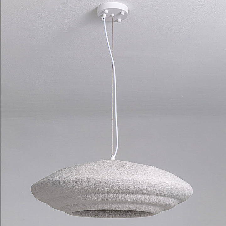 Traditional Japanese Full Polystyrene Lampshade Shell Round 1 - Light Chandelier For Dining Room