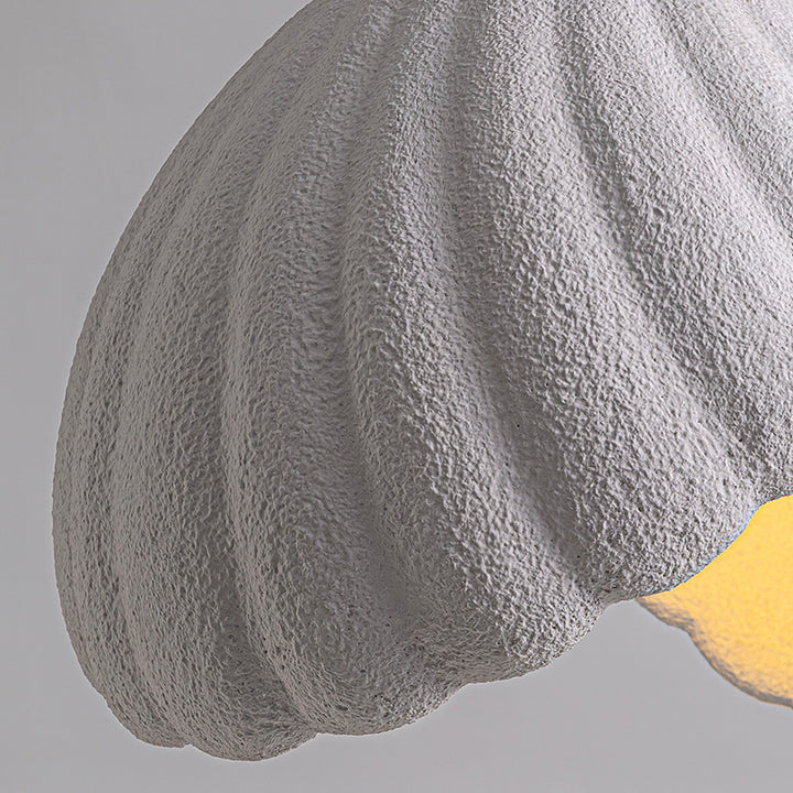 Traditional Japanese Full Polystyrene Lampshade Shell Round 1 - Light Chandelier For Dining Room