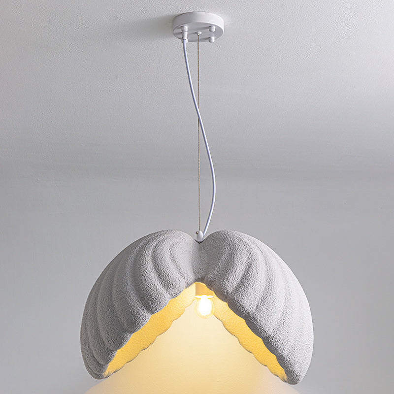 Traditional Japanese Full Polystyrene Lampshade Shell Round 1 - Light Chandelier For Dining Room