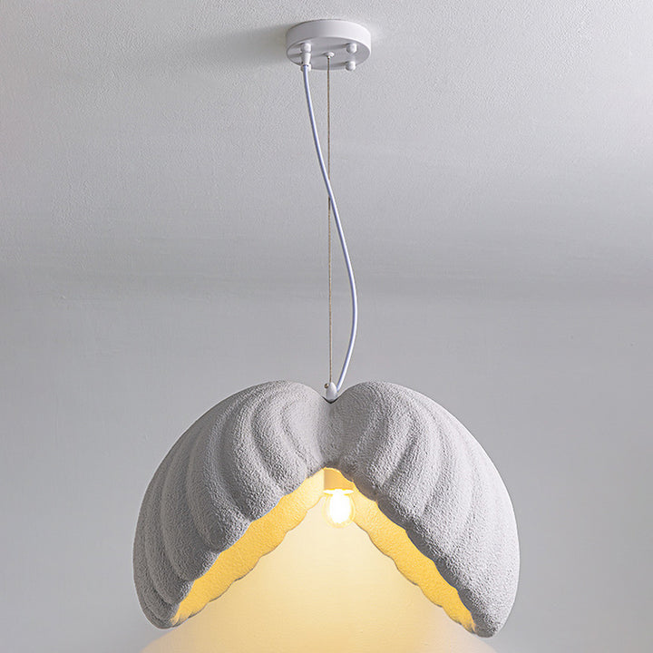 Traditional Japanese Full Polystyrene Lampshade Shell Round 1 - Light Chandelier For Dining Room