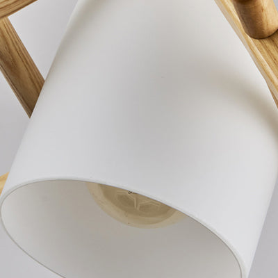 Traditional Japanese House Shape Ash Glass Lampshade 1 - Light Pendant Light For Dining Room