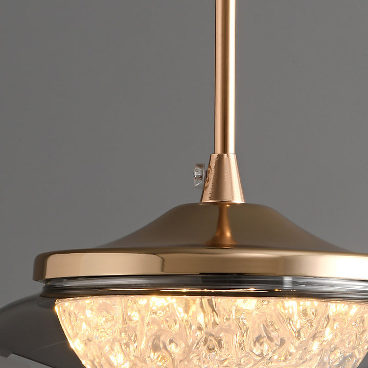 Moderne Art Deco Hardware Acrylglas Lampenschirm Bonbon-Schale LED Pendelleuchte für Schlafzimmer 