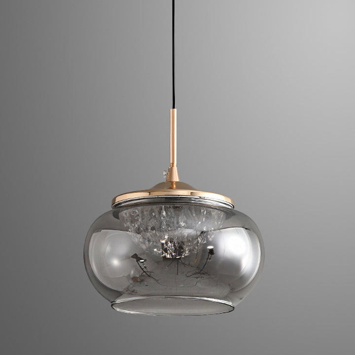 Moderne Art Deco Hardware Acrylglas Lampenschirm Bonbon-Schale LED Pendelleuchte für Schlafzimmer 