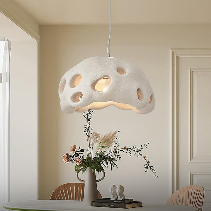 Trous Scandinaves Contemporains en Polystyrène Complet 1 - Lustre Lumineux Pour Salle à Manger 