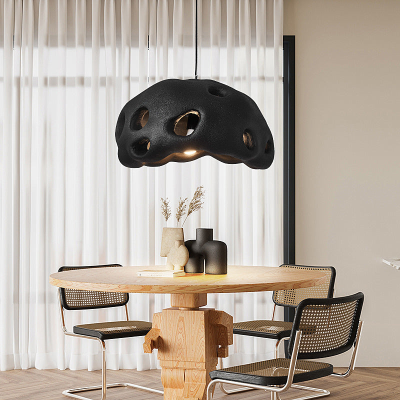 Trous Scandinaves Contemporains en Polystyrène Complet 1 - Lustre Lumineux Pour Salle à Manger 
