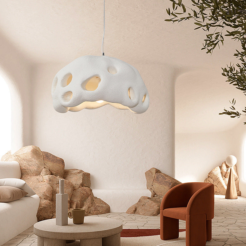 Trous Scandinaves Contemporains en Polystyrène Complet 1 - Lustre Lumineux Pour Salle à Manger 