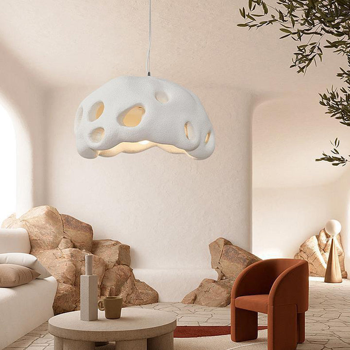 Trous Scandinaves Contemporains en Polystyrène Complet 1 - Lustre Lumineux Pour Salle à Manger 