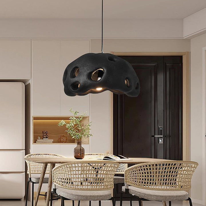 Trous Scandinaves Contemporains en Polystyrène Complet 1 - Lustre Lumineux Pour Salle à Manger 