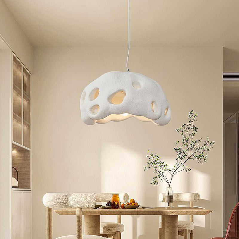 Trous Scandinaves Contemporains en Polystyrène Complet 1 - Lustre Lumineux Pour Salle à Manger 
