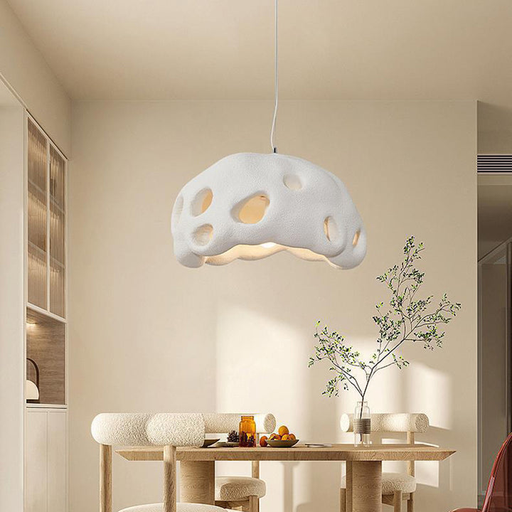 Trous Scandinaves Contemporains en Polystyrène Complet 1 - Lustre Lumineux Pour Salle à Manger 