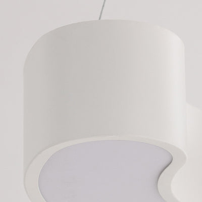 Moderne Einfachheit Kuppel Geometrie Eisen Acryl Lampenschirm LED Kronleuchter Für Büro 